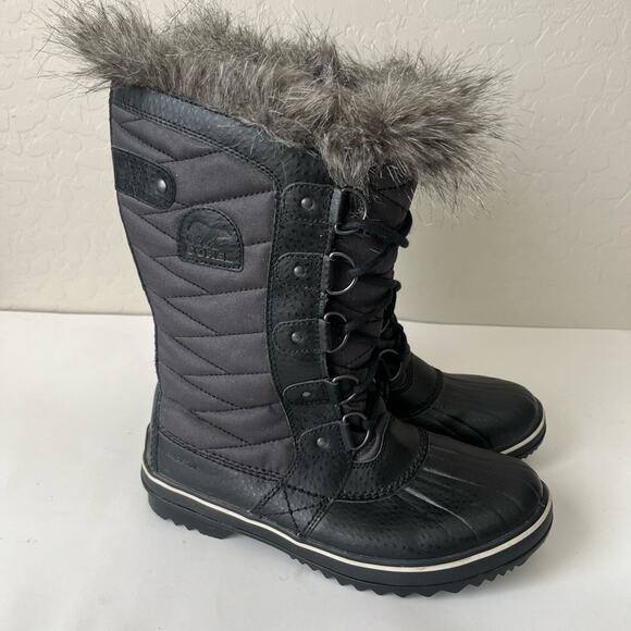 SOREL Tofino II Waterproof Winter Snow Boots black grey 8 - Picture 13 of 14